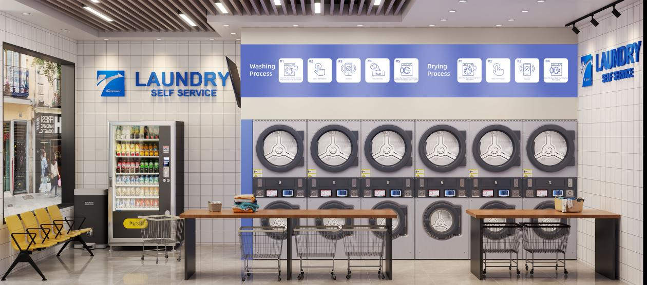 Kingstar Commerical Laundry System: Leder trenden inom myntdriven tvätt